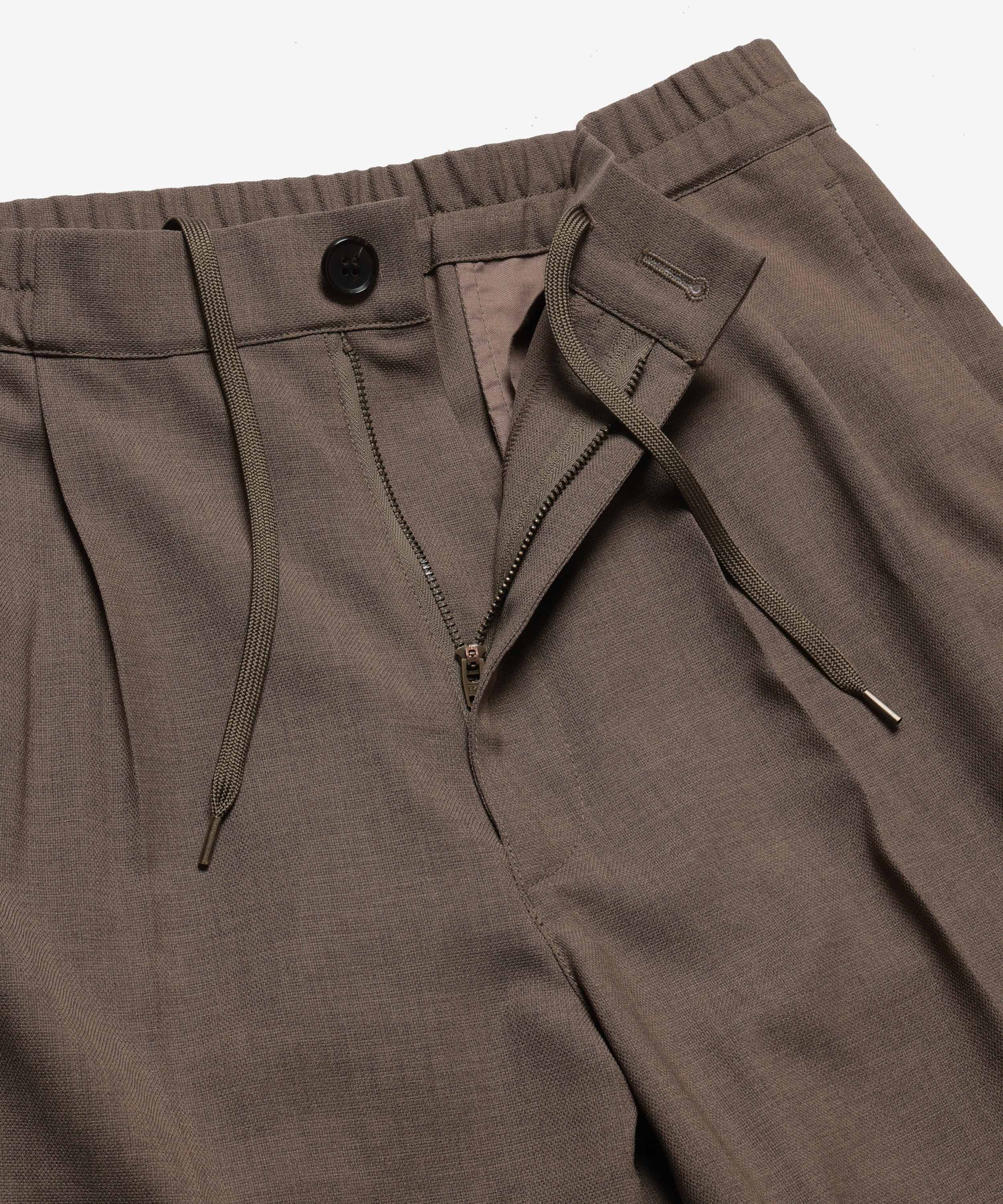 POLYESTER HEMP / RELAX TAPERED EASY PANT / M261117 – MR.OLIVE