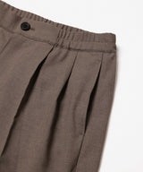【予約商品】POLYESTER HEMP  / RELAX TAPERED EASY PANT / M261117