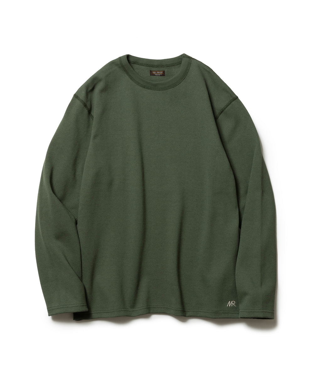 HEAVY-DUTY COTTON / FLAT SEAMER CREW NECK SHIRT / M253130