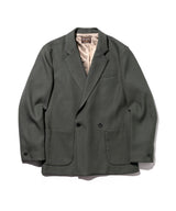 MR.OLIVE / RETRO POLYESTER TWILL / 2B DOUBLE BREASTED JACKET