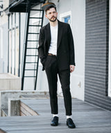 MR.OLIVE / RETRO POLYESTER TWILL / 2B DOUBLE BREASTED JACKET