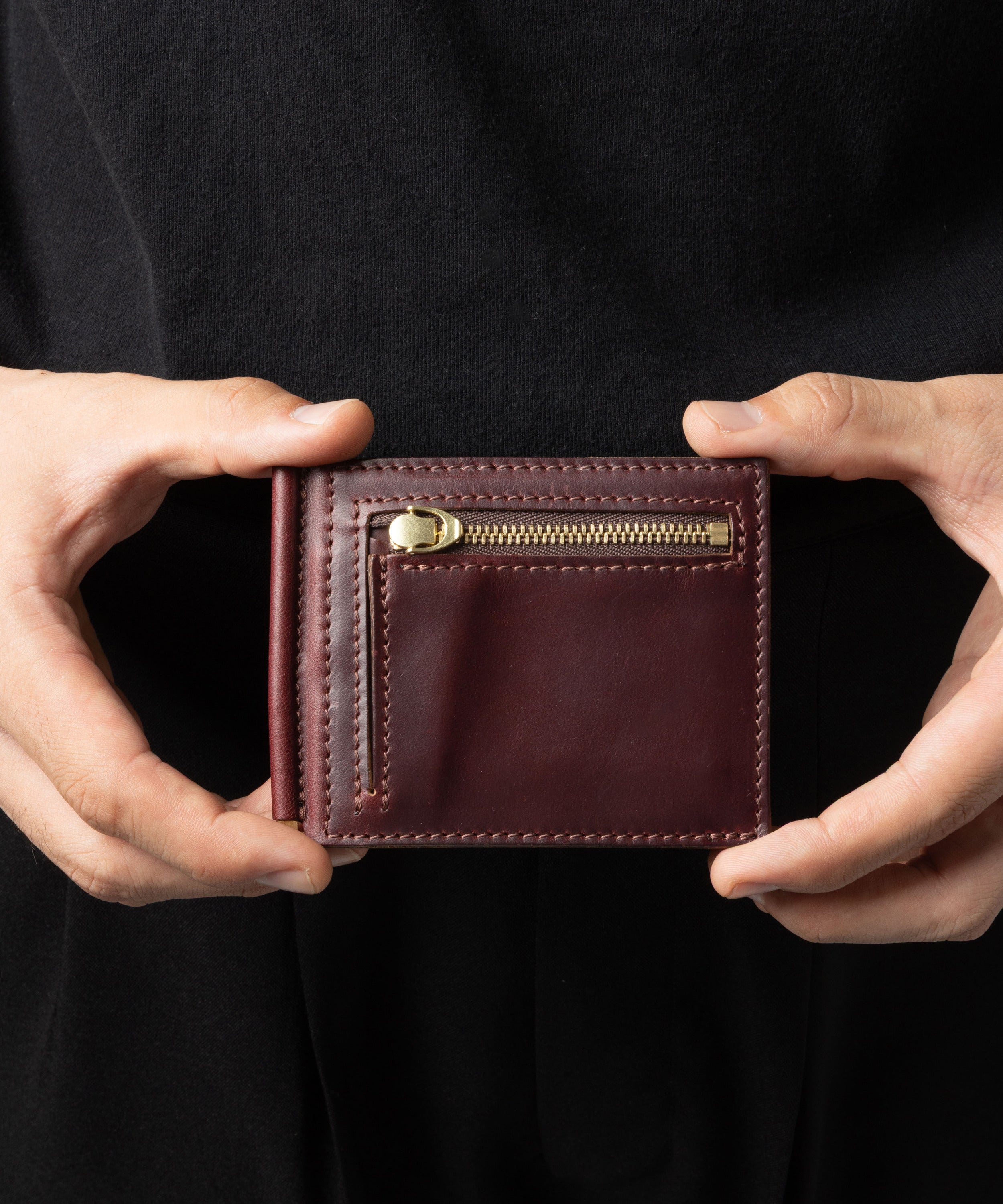 一部予約商品】HORWEEN CHROMEXCEL LEATHER / MONEY CLIP WALLET