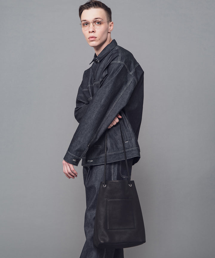 IMPERMA-LEATHER / 2WAY CYLINDER BAG / ME645