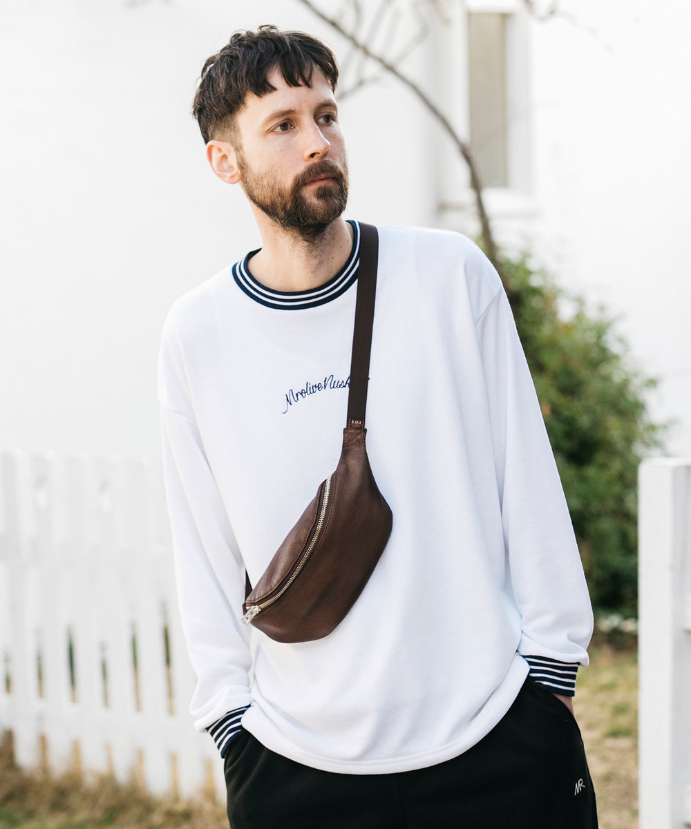 IMPERMA-LEATHER / SMALL BODY BAG / ME681