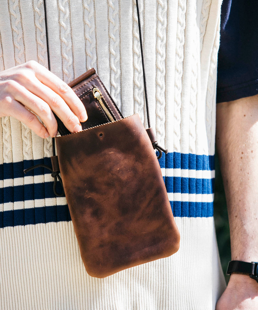 HORWEEN CHROMEXCEL LEATHER / TINY SACOCHE / ME682H