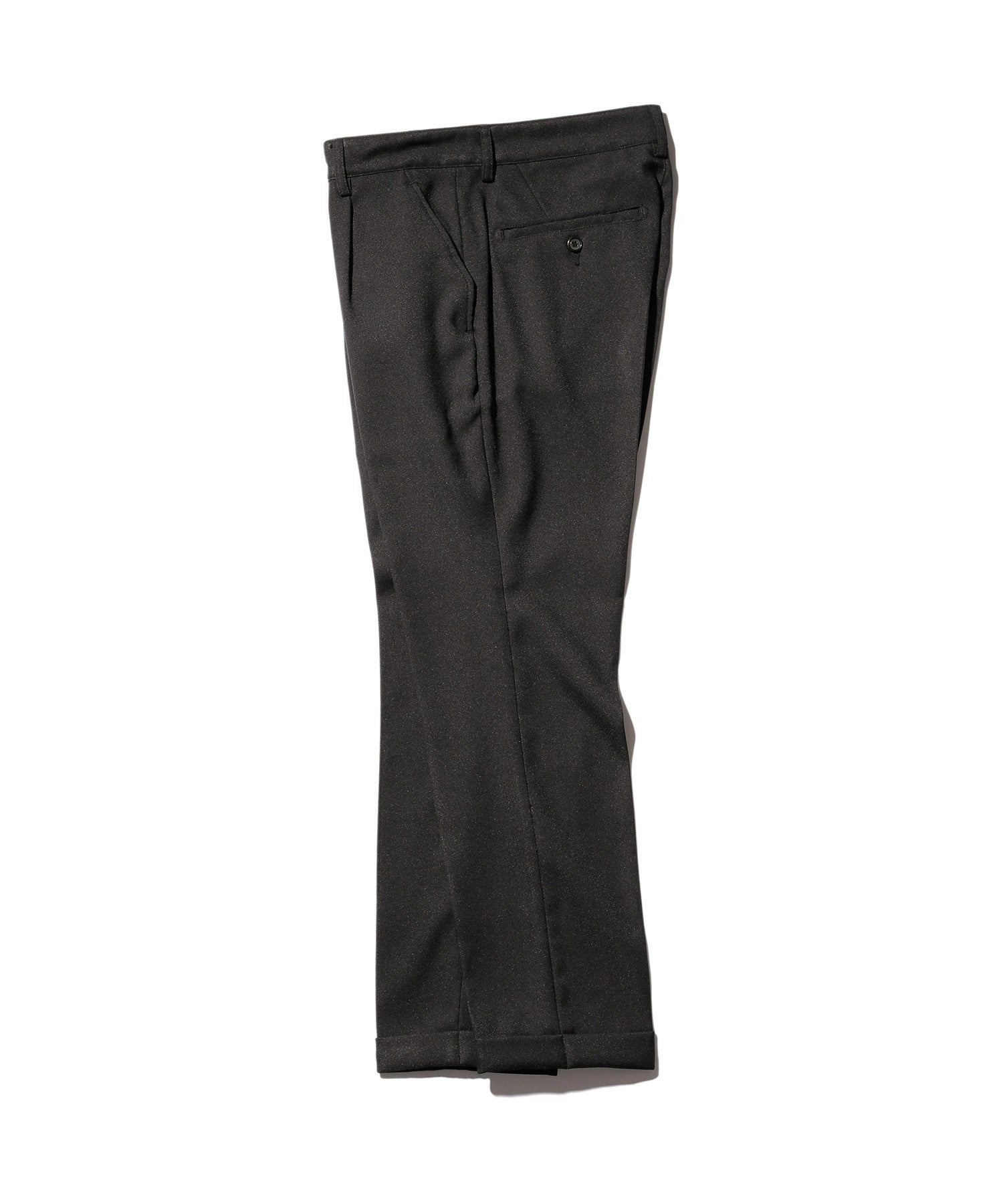 MR.OLIVE / RETRO POLYESTER TWILL / ONE PLEATS STA-PREST TAPERED PANTS