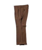 MR.OLIVE / RETRO POLYESTER TWILL / ONE PLEATS STA-PREST TAPERED PANTS