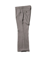 MR.OLIVE / RETRO POLYESTER TWILL / ONE PLEATS STA-PREST TAPERED PANTS
