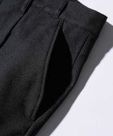 MR.OLIVE / RETRO POLYESTER TWILL / ONE PLEATS STA-PREST TAPERED PANTS