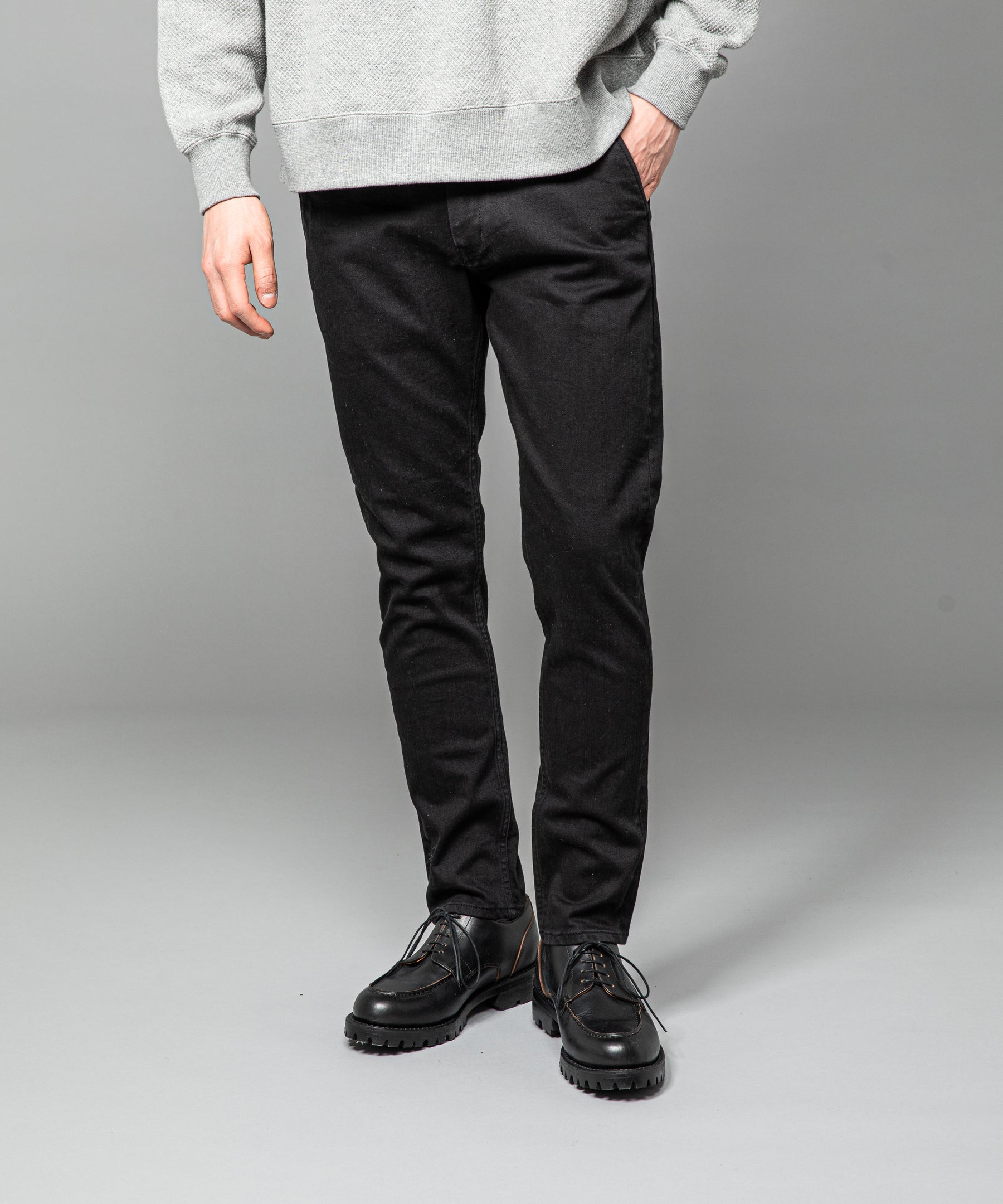 MR.OLIVE / SUPER STRETCH DENIM / SILICON DYED SLIM PANTS