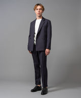 MR.OLIVE / RETORO POLYESTER TWILL / EASY ONE PLEATS STA-PREST TAPERED PANTS / M-222120