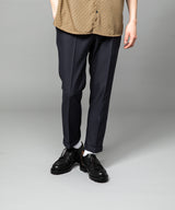 MR.OLIVE / RETORO POLYESTER TWILL / EASY ONE PLEATS STA-PREST TAPERED PANTS / M-222120
