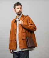 IMPERMA-LEATHER / 2WAY SMALL CYLINDER BAG / ME653