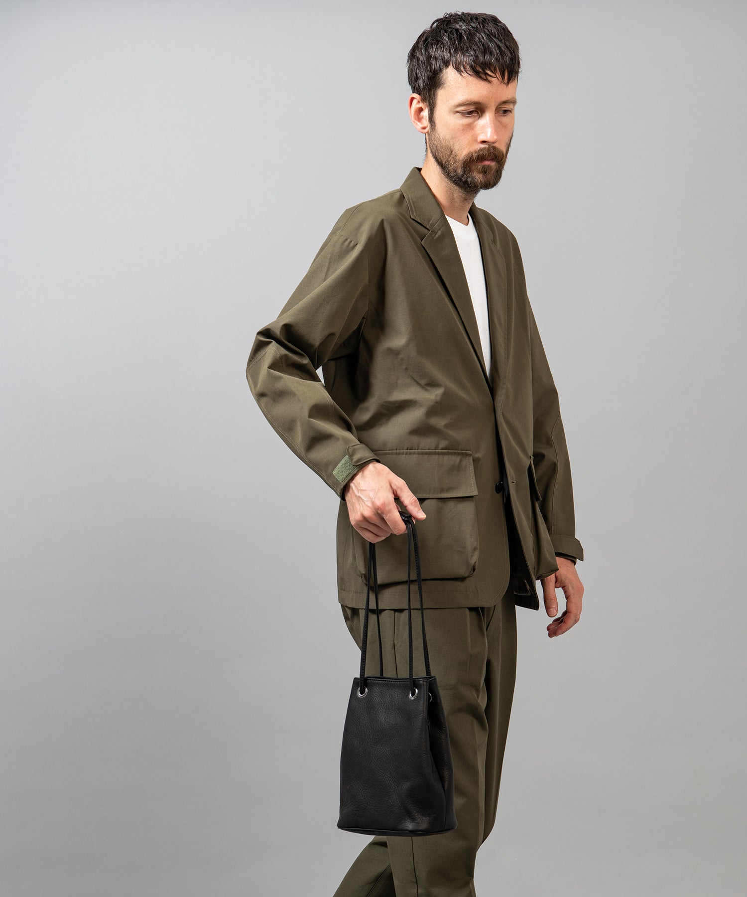 一部予約商品】IMPERMA-LEATHER / 2WAY SMALL CYLINDER BAG / ME653