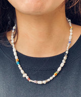 African x Pearl Necklace