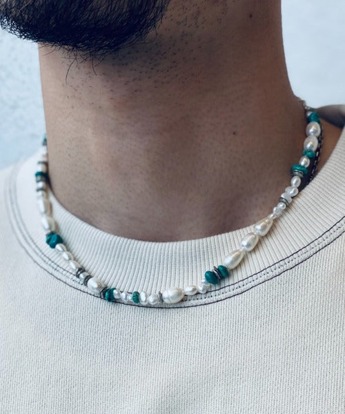 Turquoise x Pearl Necklace