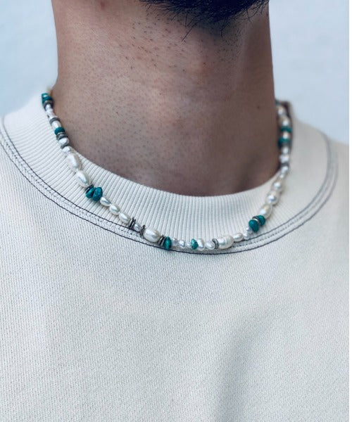 Turquoise x Pearl Necklace