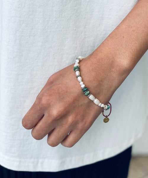 Turquoise x Pearl Bracelet