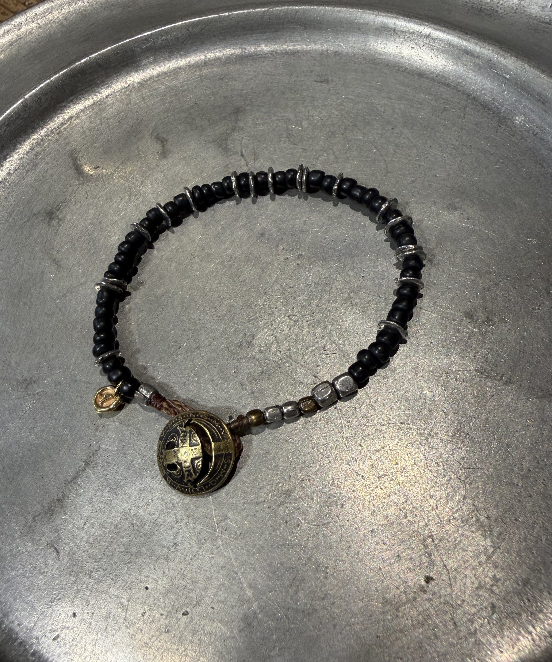 Smily Concho Beads -Black- / NKHK-430BK