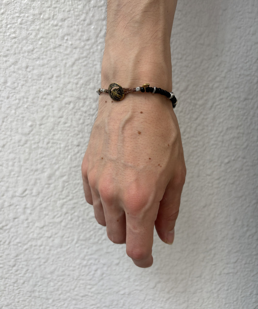 Smily Concho Beads -Black- / NKHK-430BK