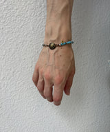 Smily Concho Beads -Blue- / NKHK-430BL