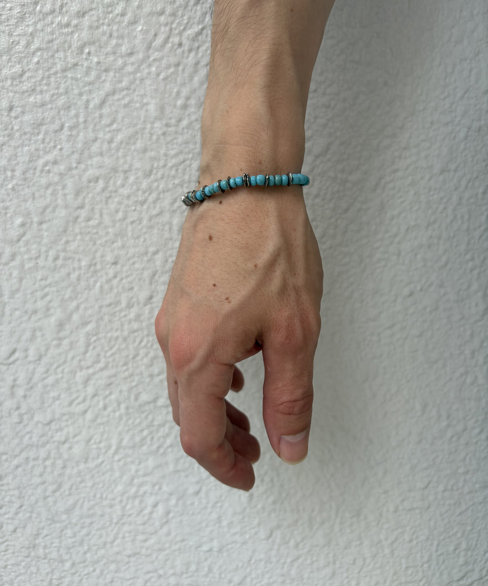 Smily Concho Beads -Blue- / NKHK-430BL