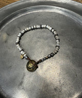Smily Concho Beads -White- / NKHK-430WH