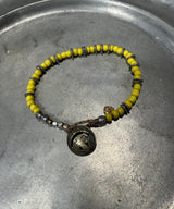 Smily Concho Beads -Yellow- / NKHK-430YW