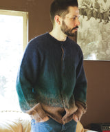GRADATION MOHAIR KNIT / 6-BUTTON CARDIGAN / M253139