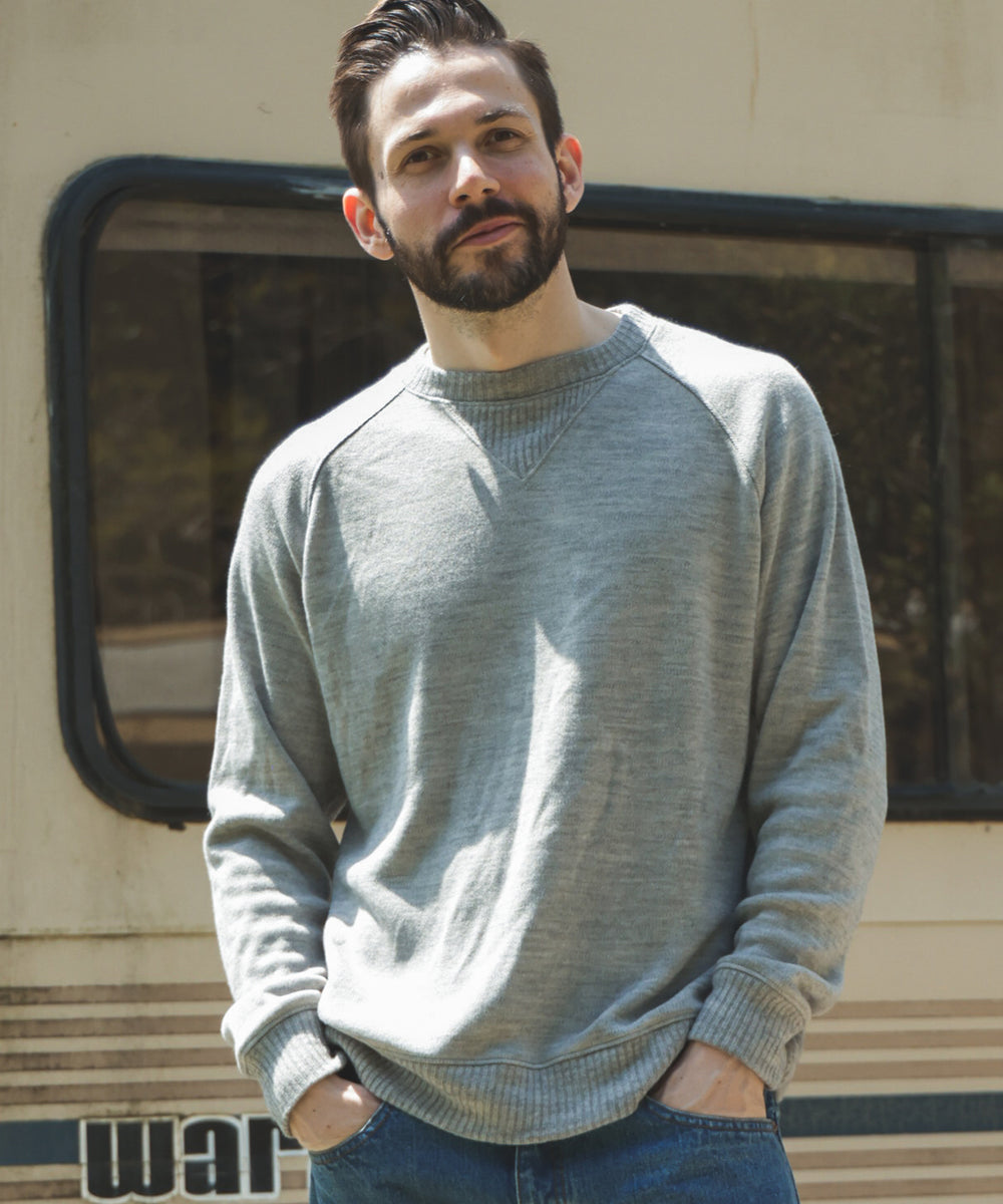 BULKY SMOOTH KNIT / GUSSET SHIRT / M253128