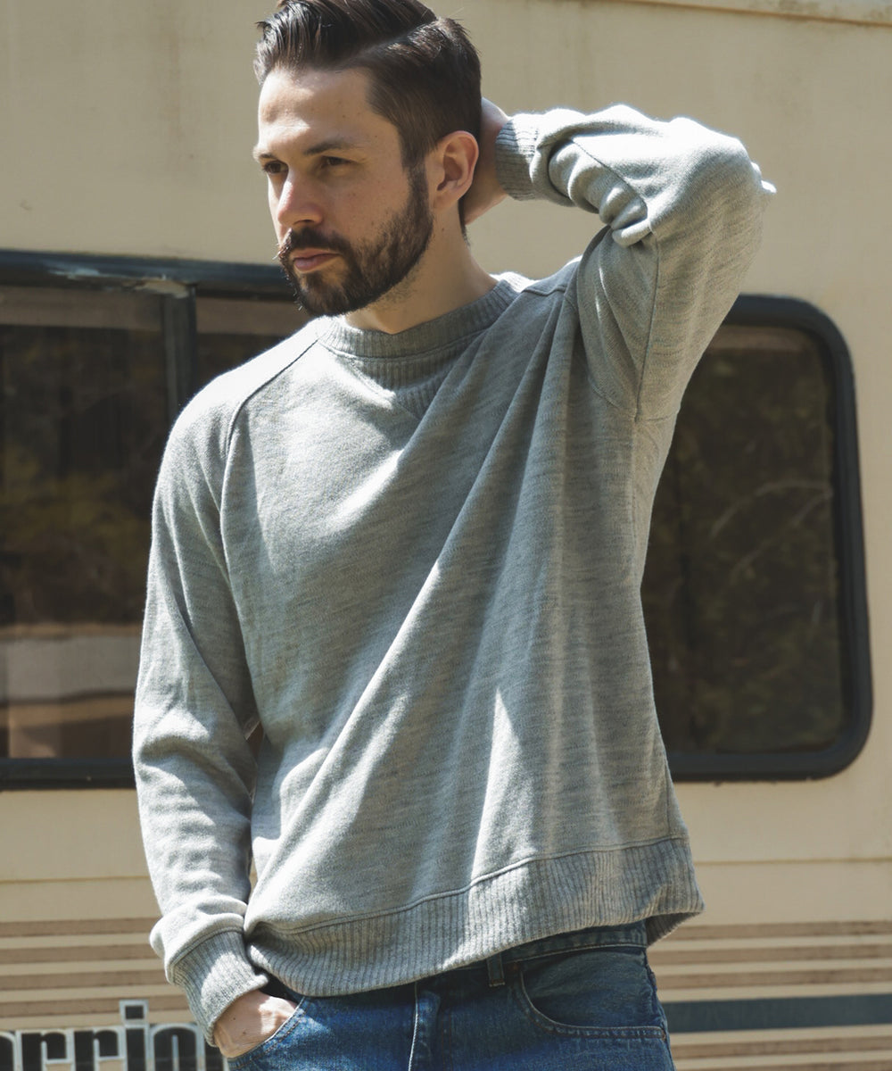 BULKY SMOOTH KNIT / GUSSET SHIRT / M253128