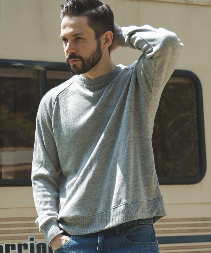 BULKY SMOOTH KNIT / GUSSET SHIRT / M253128
