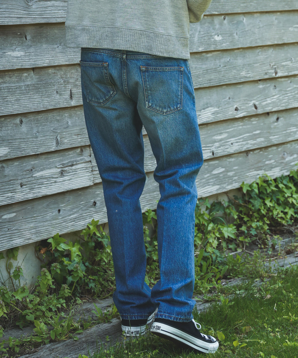 14oz SELVAGE DENIM / USED STANDARD STRAIGHT JEANS / M253108