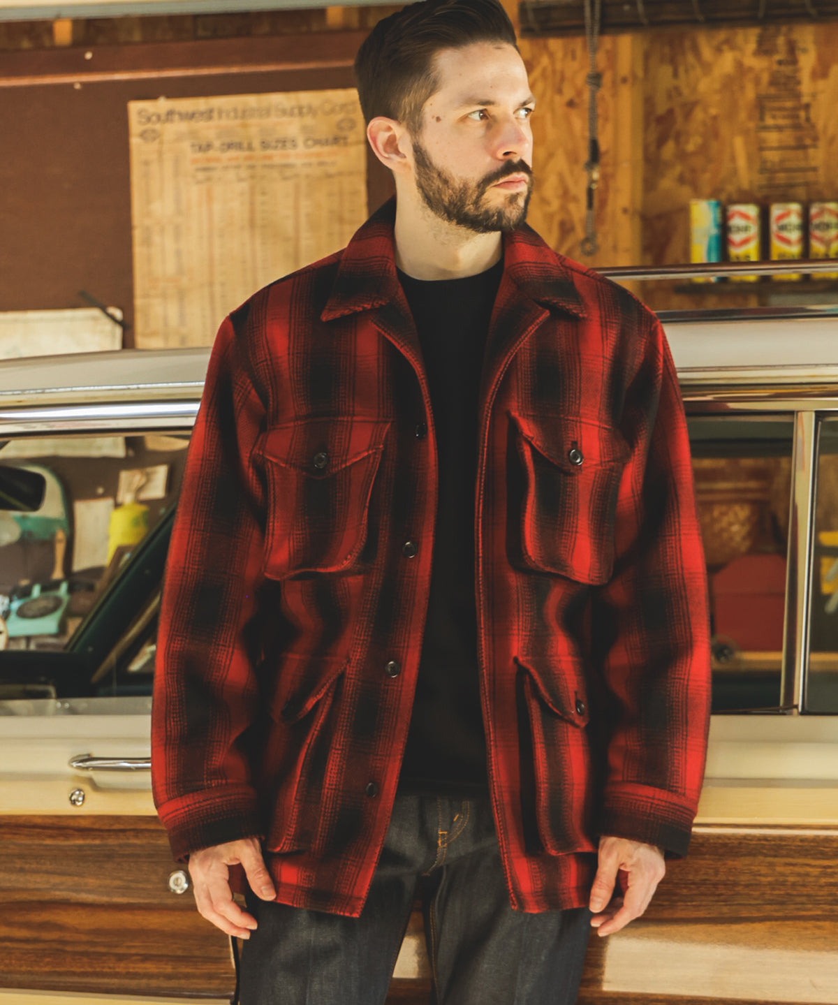 SKOOKUM COLLABORATION / MACKINAW JACKET / M253138 – MR.OLIVE
