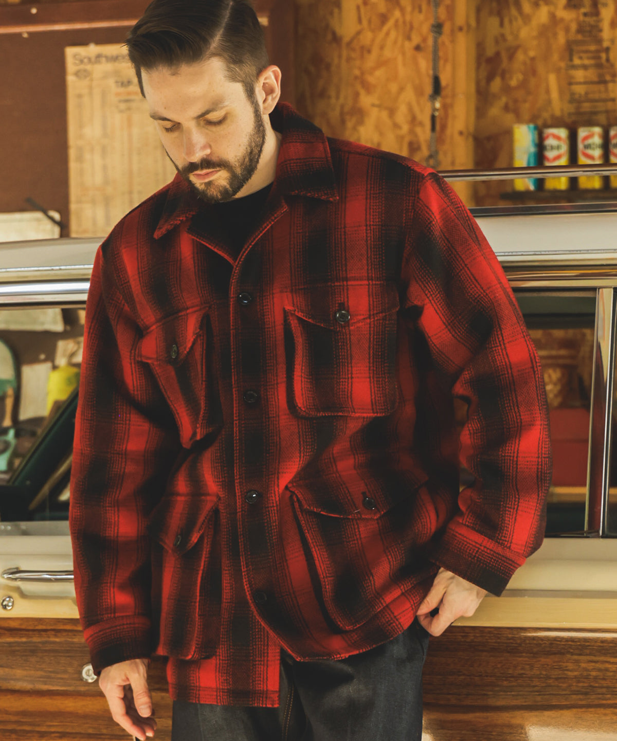 SKOOKUM COLLABORATION / MACKINAW JACKET / M253138 – MR.OLIVE
