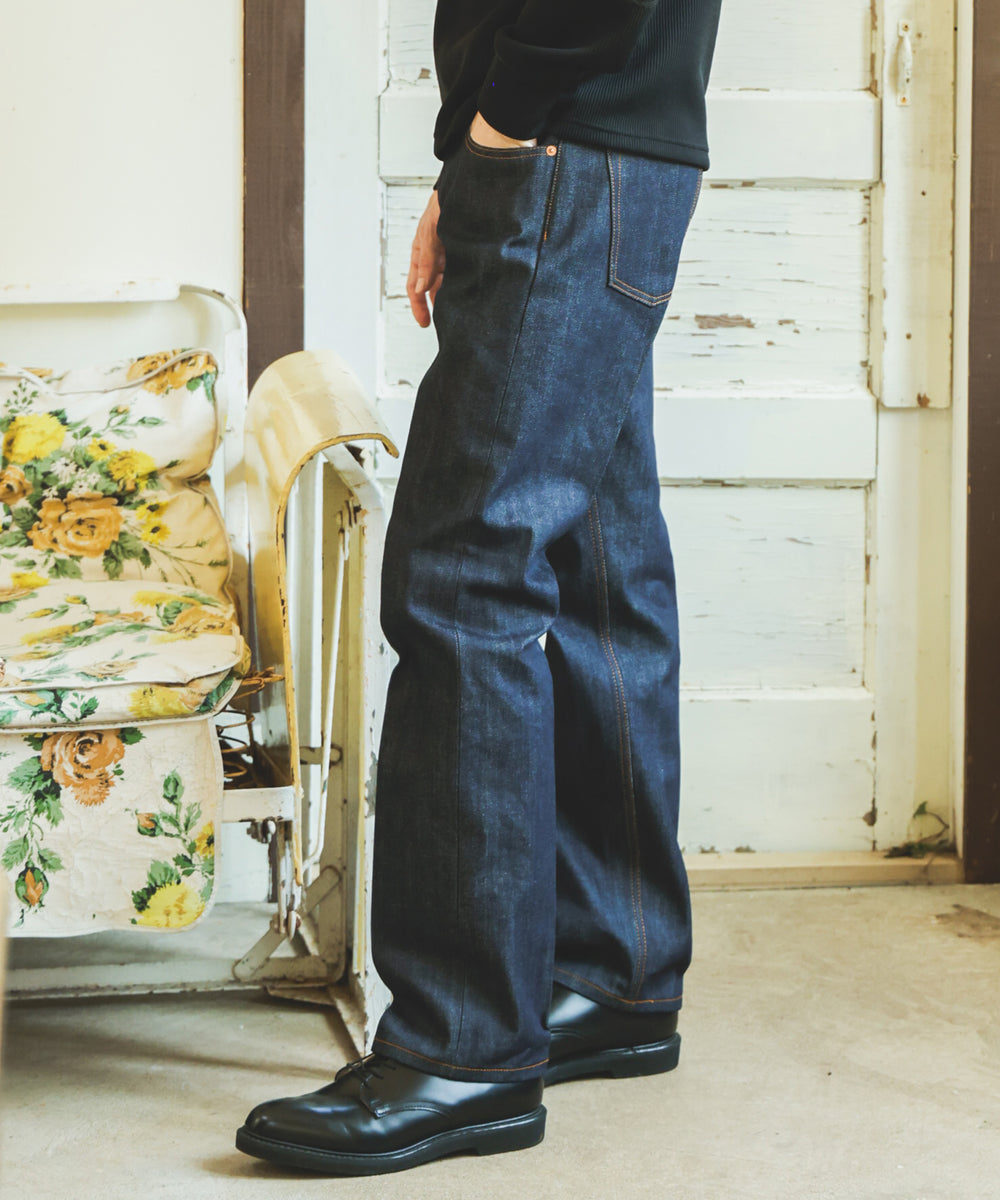 14oz SELVAGE DENIM / RIGID STANDARD STRAIGHT JEANS / M253107