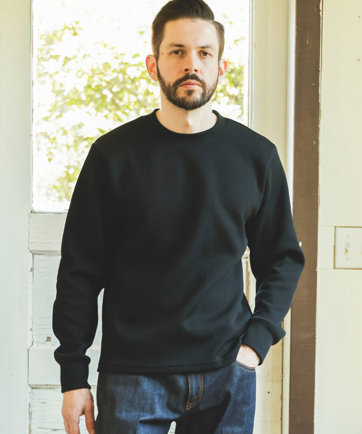 AZE POLYESTER / ELBOW PATCH SHIRT / M253127