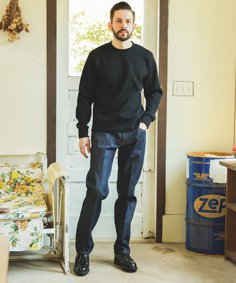 14oz SELVAGE DENIM / RIGID STANDARD STRAIGHT JEANS / M253107