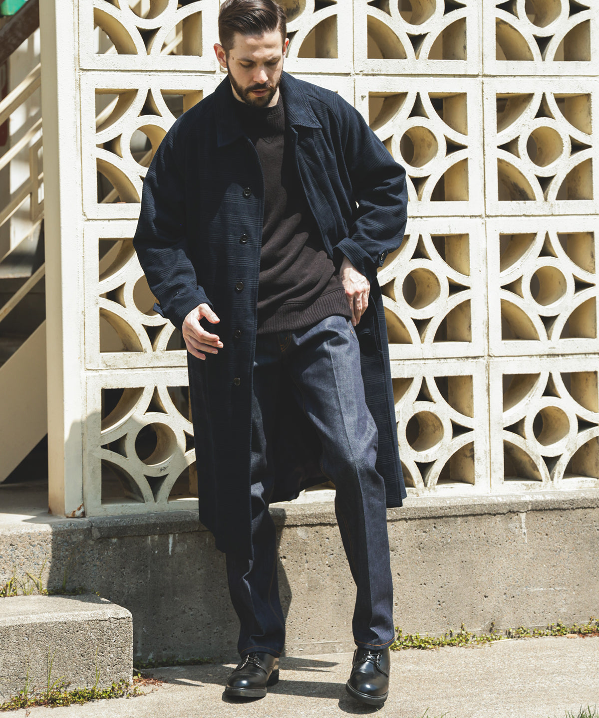 PERSIL MOLE CHECK / BALMACAAN COAT / M253134 – MR.OLIVE ONLINE STORE