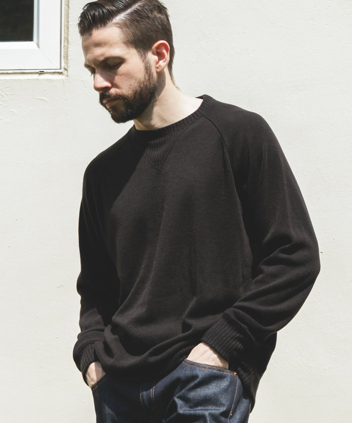 BULKY SMOOTH KNIT / GUSSET SHIRT / M253128