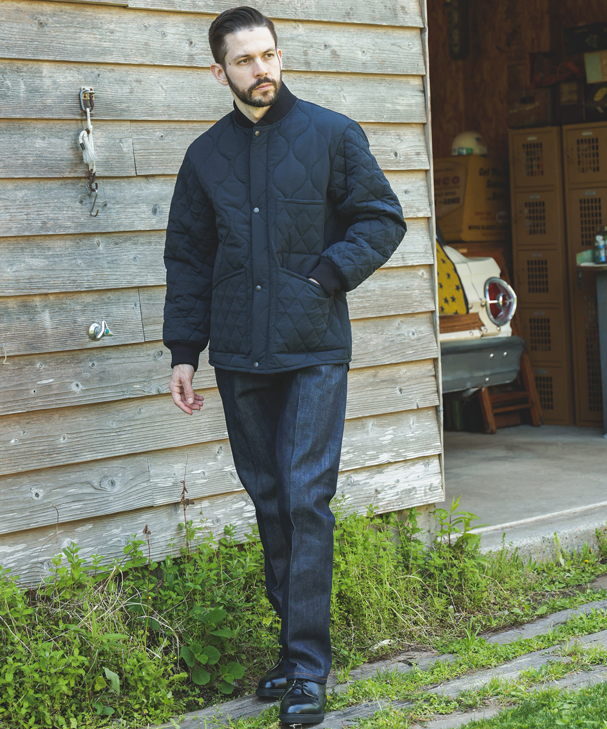 LIGHT SHELL QUILTED NYLON / CWU-9P JACKET / M253137