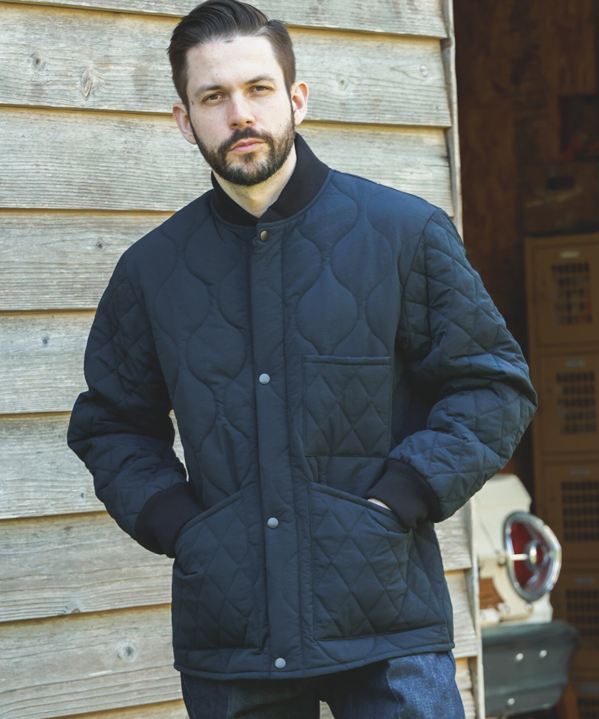 LIGHT SHELL QUILTED NYLON / CWU-9P JACKET / M253137