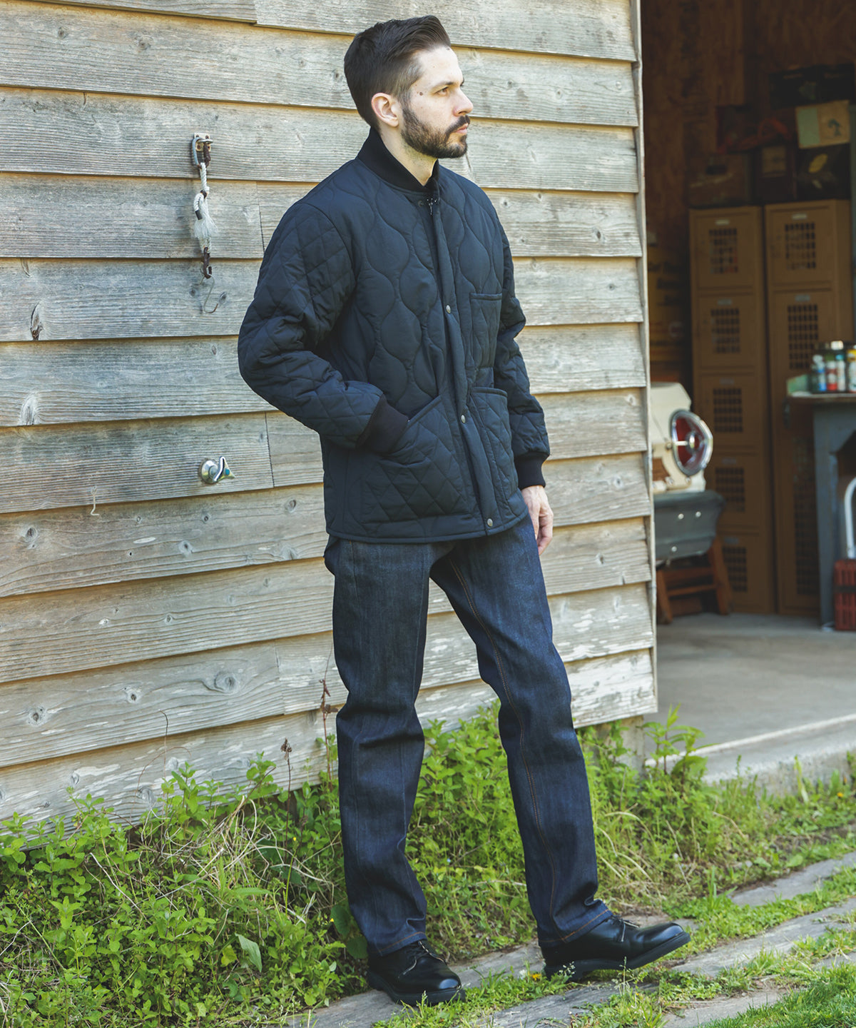 LIGHT SHELL QUILTED NYLON / CWU-9P JACKET / M253137