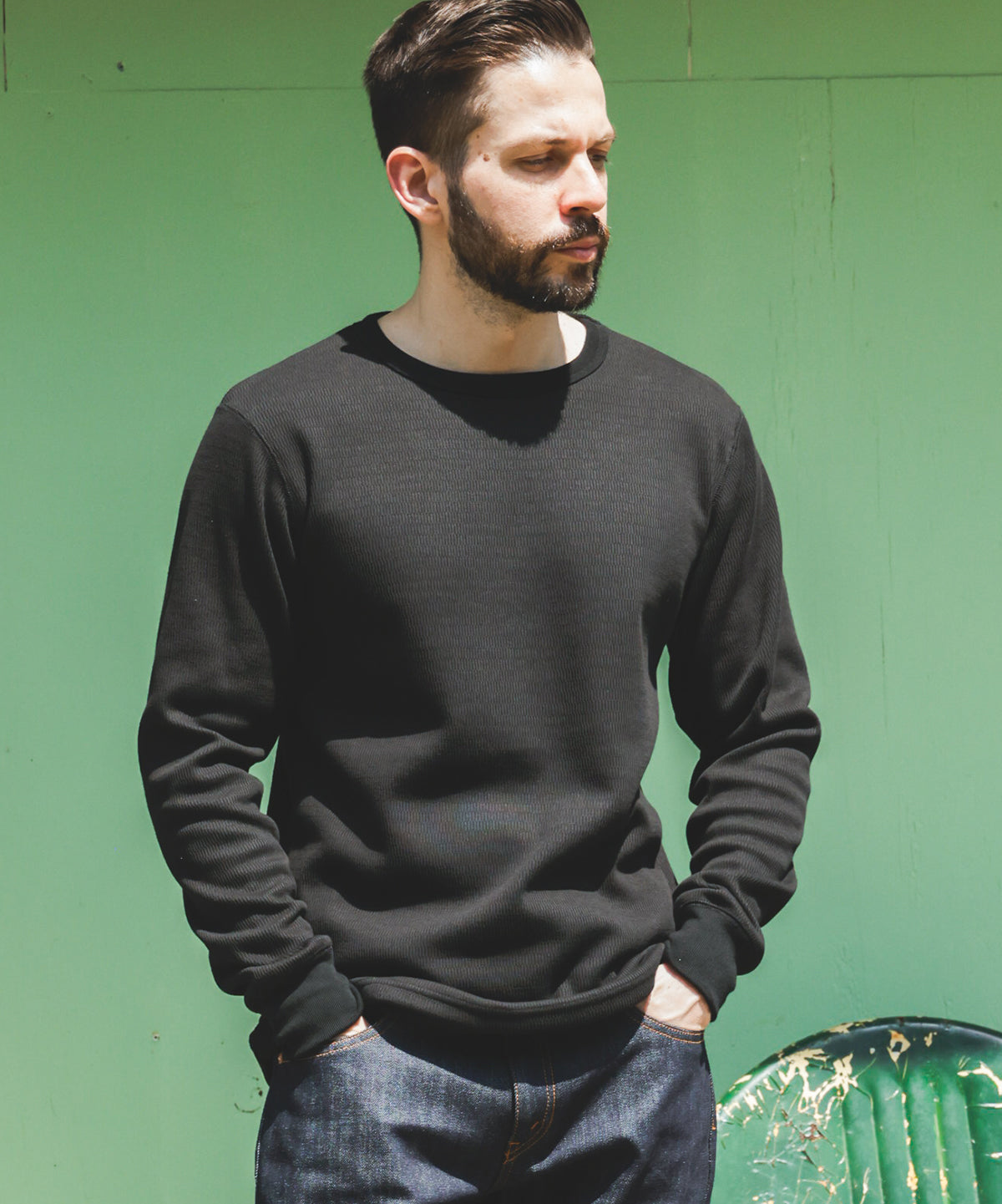 HEAT THERMAL / INNER CREW NECK SHIRT / M253140
