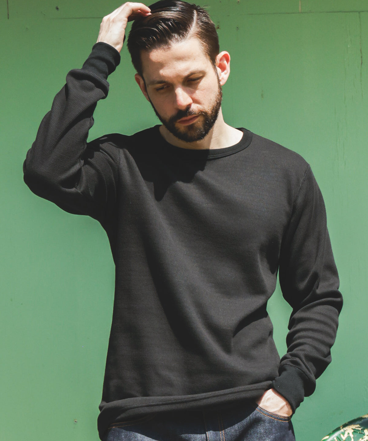 HEAT THERMAL / INNER CREW NECK SHIRT / M253140
