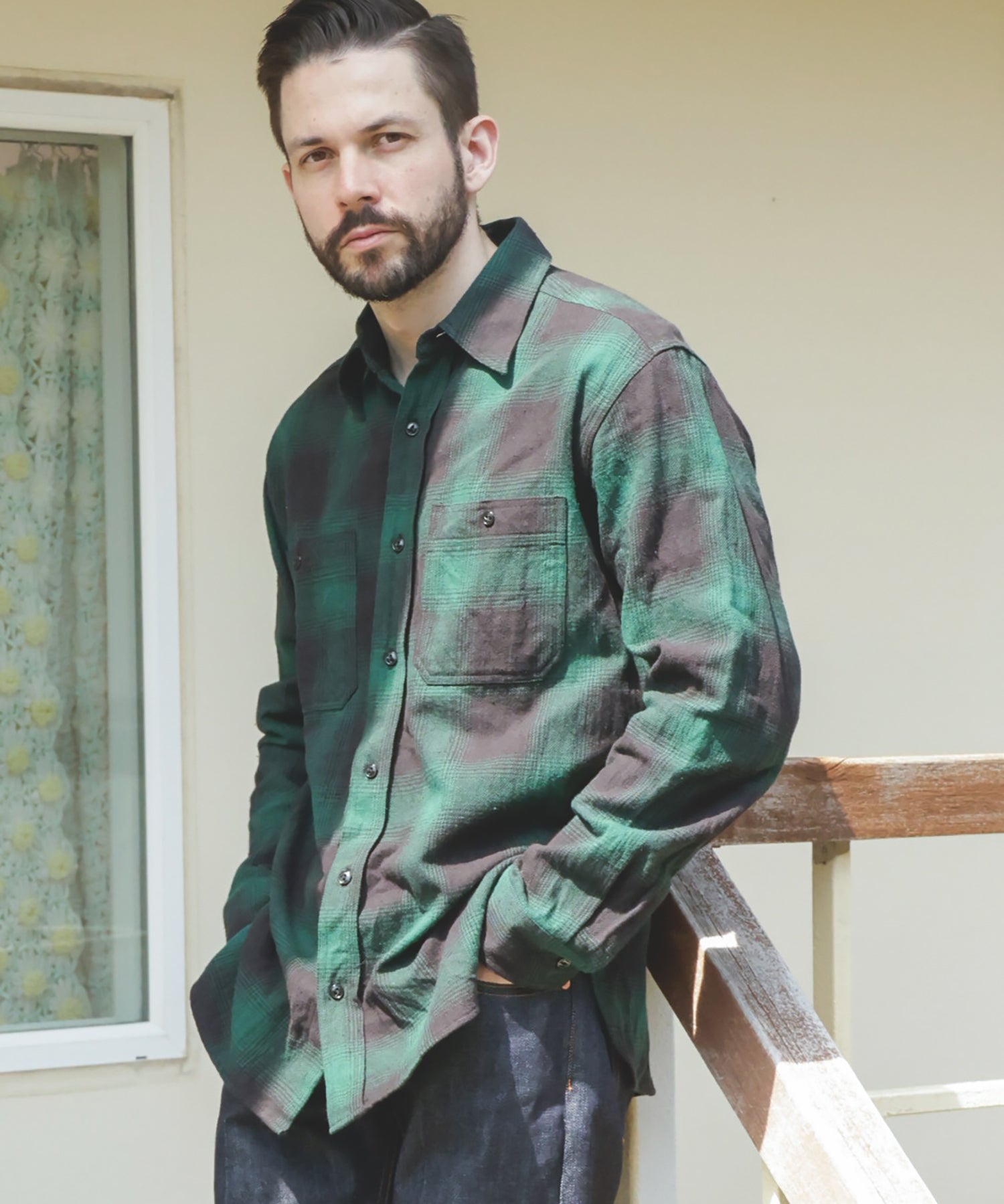 OMBRE CHECK NEL / WORK SHIRT / M253120 – MR.OLIVE ONLINE STORE