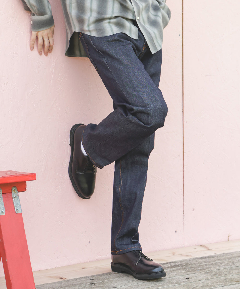 14oz SELVAGE DENIM / RIGID STANDARD STRAIGHT JEANS / M253107