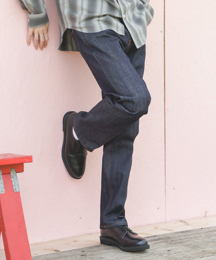 14oz SELVAGE DENIM / RIGID STANDARD STRAIGHT JEANS / M253107