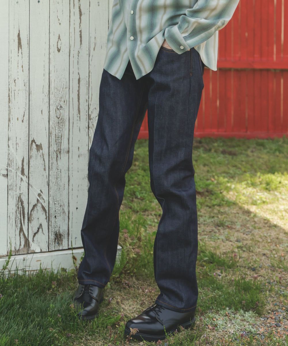14oz SELVAGE DENIM / RIGID STANDARD STRAIGHT JEANS / M253107