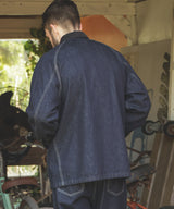 RINSE WASH 12oz CRUNCH DEINIM / 5-BUTTON COVERALL / M253114